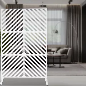 Decorative Privacy Screen 6.2ft Tall, Stylish Outdoor Space Divider - Picture 1 of 15