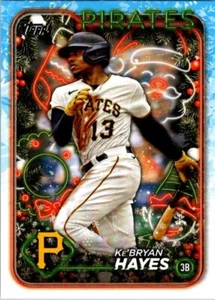 2024 Kebryan Hayes Topps Holiday Mega Box #H167 Piraten - Bild 1 von 2