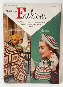 1950’s Crocheted Fashions Star Book No 116 American Thread Company - Bild 1 von 2