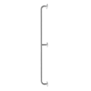 Pasamanos Barra de sujeción Asas rectas para baño accesible 160 cm Blanco ⌀25 mm - Imagen 1 de 10