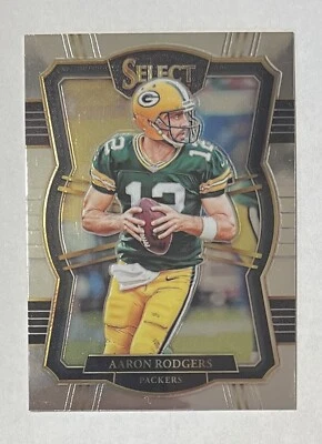 Aaron Rodgers 2017 Panini Select ERROR (Says Prizm, but isn't) Premium Level 179 - Image 1 of 2