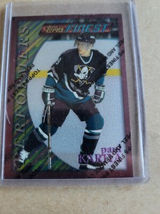 1995-96 Topps Finest Paul Kariya #189.  