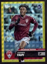2023 Gold Foilfractor 1/1 Darren Yapi RC Rookie 1/1 Colorado Rapids #160
