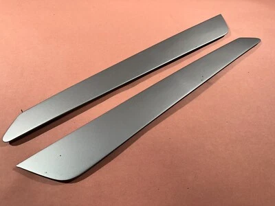 BMW E28 528e M5 535I Rear Air Vent Cover Sail Exterior Trim Pair Grey OEM #88272 - Image 1 of 4