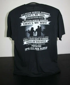 IT'S ALL FOR FAMILY - Sohn, Frau, Tochter T-Shirt XL, schwarz - Bild 1 von 5