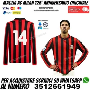 Maglia Milan Reijnders Anniversario 125 anni 2024 2025 Celebrativa Bambino - Foto 1 di 2