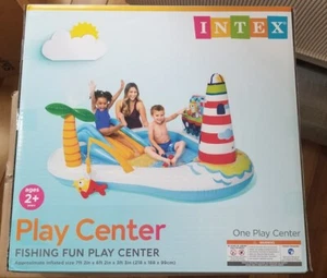 Intex 57162 Fishing Fun Play Center Inflatable Kiddie Pool BRAND NEW  - Picture 1 of 2