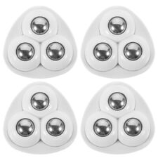  4 Pcs Household Abs Small Caster Wheels for Appliance Paste Universal