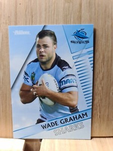WADE GRAHAM🏆2018 NRL TRADERS #035 Rugby League SHARKS Card🏆
