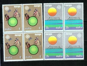 MALTA 1986 EUROPA CEPT BLOQUE DE 4 SERIES NUEVAS - Imagen 1 de 1