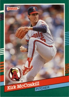 1991 Donruss Kirk McCaskill #637 - Image 1 of 2