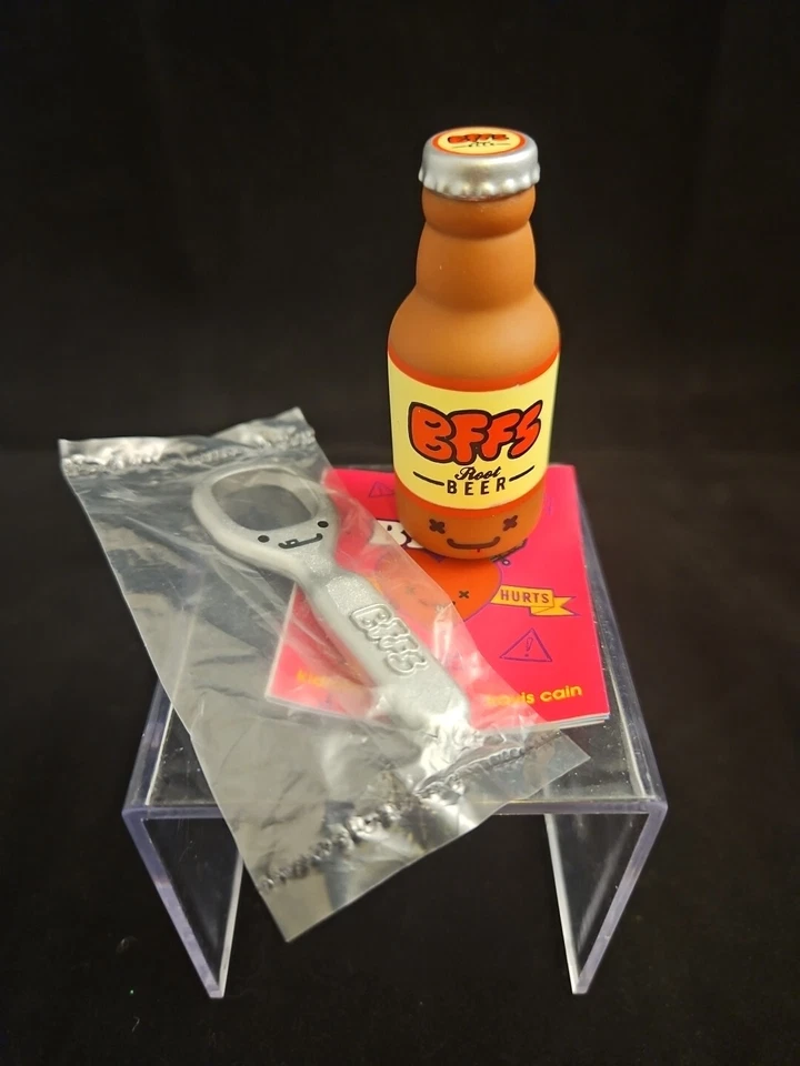 Kidrobot BFFS Serie 3 Ruben & Pryor Root Cerveza y Abridor 1/16 Rareza Foto 1 de 1