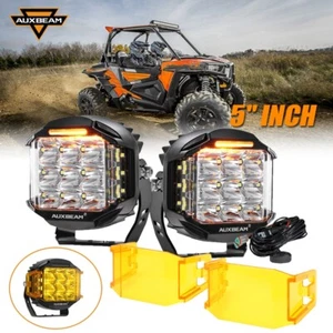 AUXBEAM 5" INCH Side Shooter LED Pods Light Off-Road DRL For Can Am Maverick X3 - Picture 1 of 12
