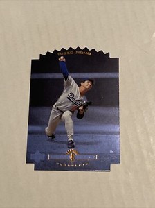 1996 UPPER DECK HIDEO NOMO DODGERS BLUE CHIP PROSPECTS DIE CUT ROY
