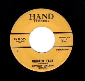 ROCKABILLY-CAVELLO-CHICKENI QUINTETT-CHICKEN TALK/SCHOOL DAYS-HAND 101 - Bild 1 von 2