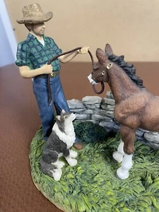 ANHEUSER-BUSCH CLYDESDALE COLLECTION FIGUR CLYD7 "SCOTTISH FARMER" 1998 - Bild 1 von 11