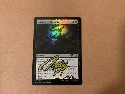 MTG Magic Collective Brutality Signed FOIL Artist Proof x1 EMN Johann Bodin #SS - Image 1 of 2