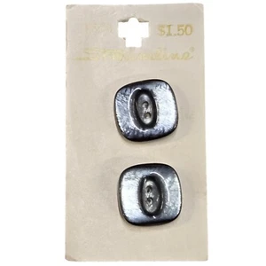 Streamline Vintage Buttons Grey 7/8" #K8824 Size 36 23mm Decorative Sewing - Picture 1 of 13