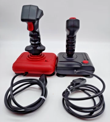 #SE923# Retro Quickjoy II Turbo & Junior Joystick für Atari Commodore Apple Sega - Bild 1 von 4