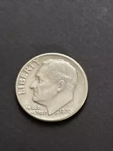 1970 Roosevelt Dime Error FS-901, Proof Style Reverse - Picture 1 of 4