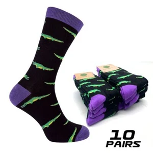 Crocodile Socks, Size 11-14 (10 Pairs) - Picture 1 of 2