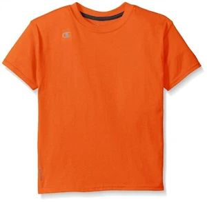 Champion T385 Boys Double Dry Cotton Vapor Tee T-Shirt Pick Size/Color - Picture 1 of 15