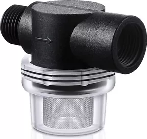 replace for RV/Camper/Trailer Water Pump In-Line Strainer/Filter 1/2"MPT - Foto 1 di 2