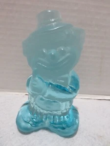 VINTAGE WIKINGER GLAS MCM BLAU GLAS CLOWN FIGUR 6" - Bild 1 von 5