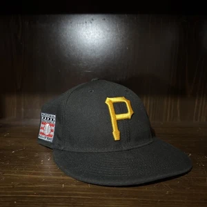 Men's New Era Black Pittsburgh Pirates Baseball Hall of Fame 59FIFTY Snapback - Picture 1 of 10