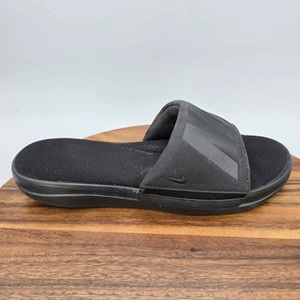 Nike Ultra Comfort 3 Slides Zapatos Para Hombres 12 Negros Atléticos Informales Sandalias Sin Cordones - Imagen 1 de 8