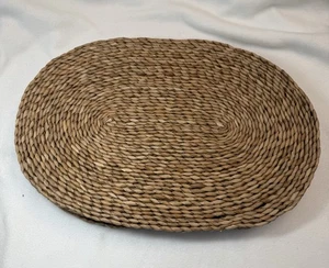 Handwoven Rattan Woven Oval Placemats, Set of 4 Unbranded - Picture 1 of 7