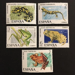 Spain 1975 complete set MNH ** frog lizard Sc#1897-1901 - Picture 1 of 1
