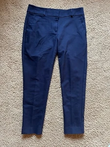 Ann Taylor LOFT Marisa Skinny Stretch Knöchelhose marineblau Größe 8 Schrittlänge 26 - Bild 1 von 8