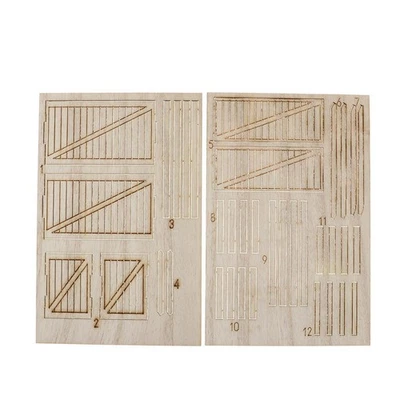 Modello Di Scena Militare Modello Di Scatola Di Legno In Scala 1/35 Per Kit Fai - Immagine 1 di 4