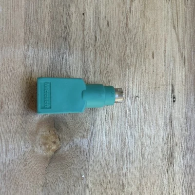 Microsoft USB Female to PS/2 Male Adapter Converter Keyboard or  Mouse Connector - Image 1 of 4