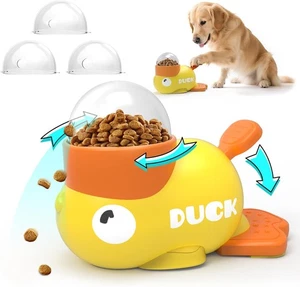 2 in 1 Hunde Katzen Interaktiver Leckerli Spender Spielzeug, Futterpuzzle Slow Feeder - Bild 1 von 7