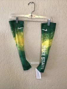 Nike State Women’s Digital Arm Running Sleeve Oregon State Green/Yellow New - Picture 1 of 3