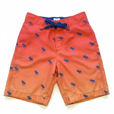 Abercrombie & Fitch Blue and Orange Kids Board Shorts Large - Image 1 of 4