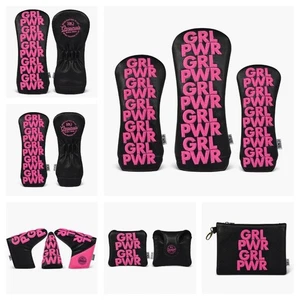 NEU 2025 PRG GOLF GIRL POWER. DRIVER FAIRWAY UND PUTTER HEADCOVER. BEUTELTASCHE. - Bild 1 von 9