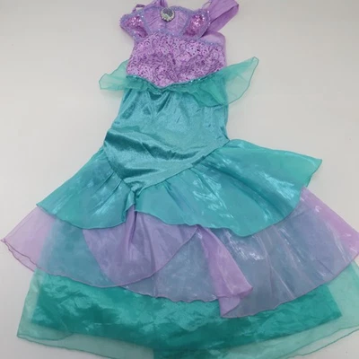 Disney Store Little Mermaid Ariel Princess Dress 7/8 Halloween Costume Fish - Image 1 of 4