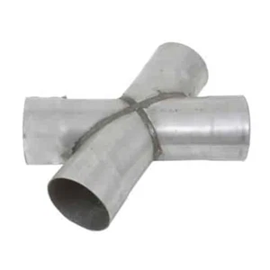 Jones Exhaust XP6 Aluminized Stamped X-Pipe 3 to 3 Dual Pipes - Picture 1 of 2