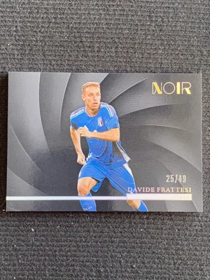 Davide Frattesi 2024-25 Panini Noir Soccer Silver 25/49 #189 - Image 1 of 2