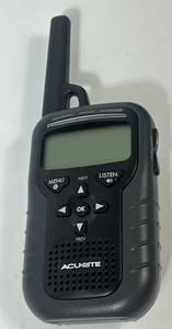 Radio portátil de alerta meteorológica AcuRite modelo 8550 probada funcionando con clip para cinturón - Imagen 1 de 3
