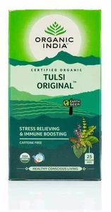 Té Orgánico India Tulsi Original Para Infusión Inmune Estrés - Imagen 1 de 4