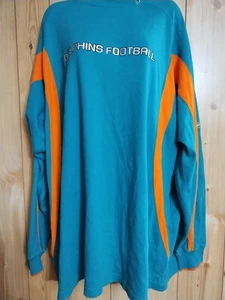 Miami Dolphins Shirt Herren 3XL Stehkragen türkis orange Football NFL Florida Reebok - Bild 1 von 19