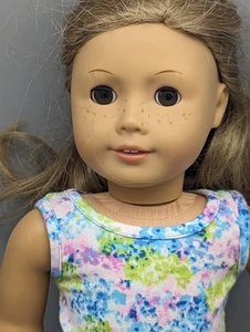 American girl Girl Doll Truly Me #24 Blonde Freckles Brown Eyes - Picture 1 of 6