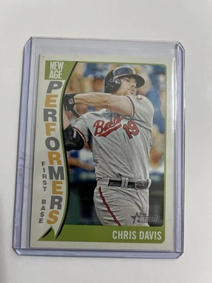 2014 Topps Heritage New Age Performers Крис Дэвис - Изображение 1 из 2