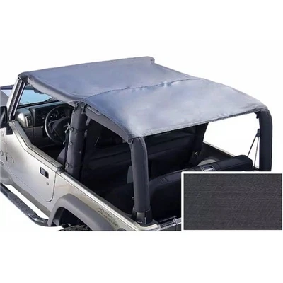 Rugged Ridge Black Denim Vinyl Polyester Island Topper for Jeep CJ-7 Wrangler YJ Foto 1 de 4