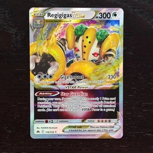 Regigigas VSTAR 114/159 Pokemon Crown Zenith Sword & Shield Ultra Rare Holo NM - Picture 1 of 2