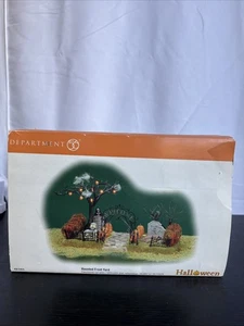 Department 56 Halloween Haunted Front Yard #52924 From 2001 With Box - Picture 1 of 19